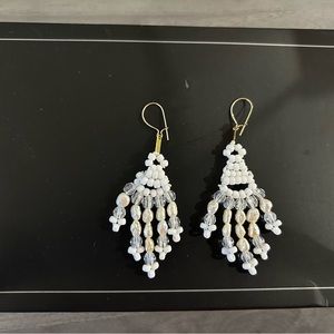 Freshwater Pearl and Bead Earrings - handmade
